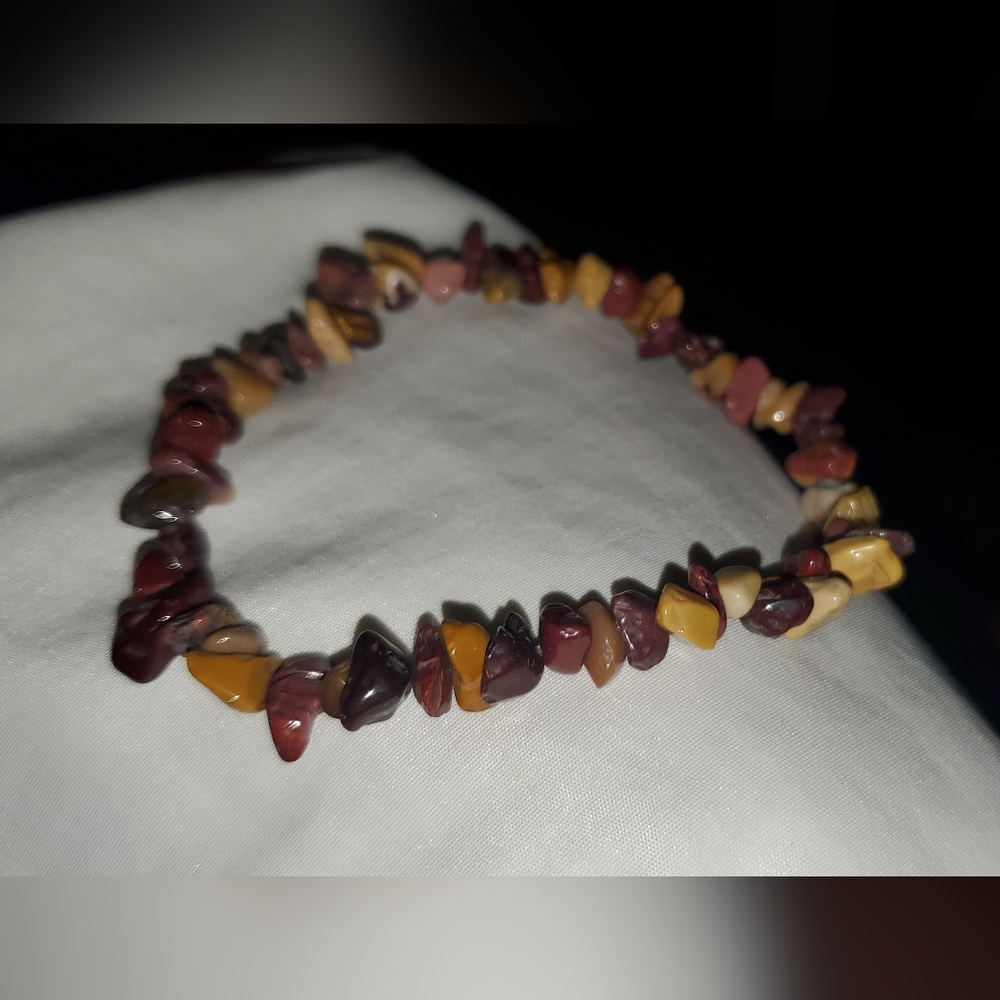 Mookaite Handmade Stretch Bracelet